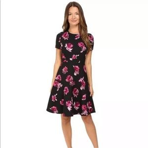 Kate Spade Encore Rose Crepe Dress